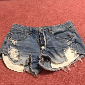 High waisted American eagle shorts
